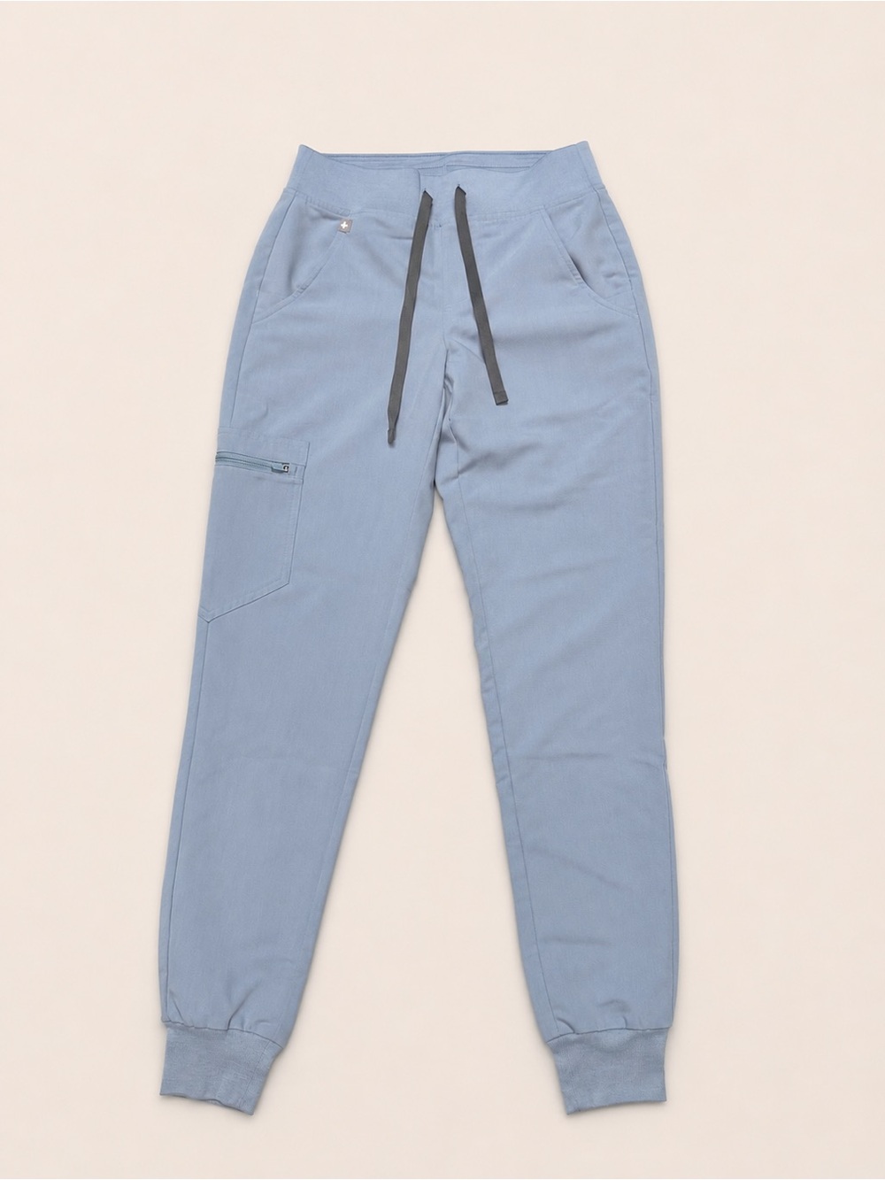 Women's Figs Light Blue Drawstring Jogger Scrub Pants